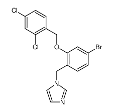 1-[4-bromo-2-(2,4-dichloro-benzyloxy)-benzyl]-1H-imidazole Structure