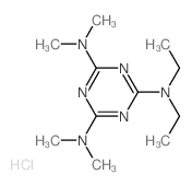 N2,N2-diethyl-N4,N4,N6,N6-tetramethyl-1,3,5-triazine-2,4,6-triamine Structure