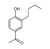 1-(3-butyl-4-hydroxyphenyl)ethanone Structure