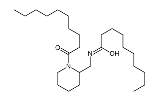 N-[(1-decanoylpiperidin-2-yl)methyl]decanamide Structure