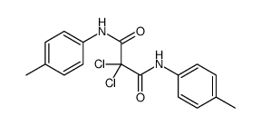 2,2-dichloro-N,N'-bis(4-methylphenyl)propanediamide Structure