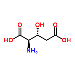 D-erythro-3-hydroxyglutamic acid结构式