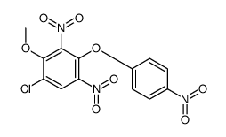 1-chloro-2-methoxy-3,5-dinitro-4-(4-nitrophenoxy)benzene Structure