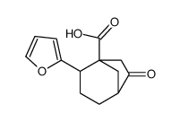 4-(furan-2-yl)-7-oxobicyclo[3.2.1]octane-5-carboxylic acid结构式