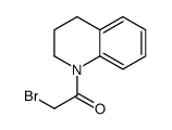 2-溴-1-(3,4-二氢喹啉-1(2H)-基)乙酮结构式