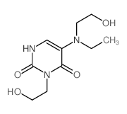 5-(ethyl-(2-hydroxyethyl)amino)-3-(2-hydroxyethyl)-1H-pyrimidine-2,4-dione picture