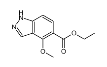 ethyl 4-Methoxy-1H-indazole-5-carboxylate Structure