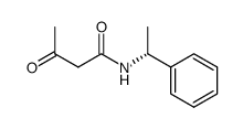 (R)-(+)-N-(1-phenylethyl)-3-oxobutyramide Structure