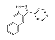 3-pyridin-4-yl-1H-benzo[f]indazole结构式