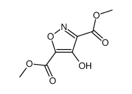 3,5-dicarbomethoxy-4-hydroxyisoxazole structure