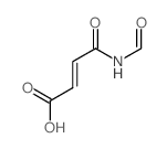 2-Butenoic acid,4-(formylamino)-4-oxo-, (2E)- structure