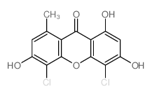 DICHLORONORLICHEXANTHONE structure