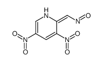 (2Z)-3,5-dinitro-2-(nitrosomethylidene)-1H-pyridine Structure