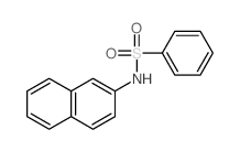 Benzenesulfonamide,N-2-naphthalenyl- Structure