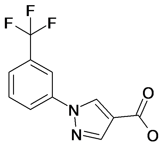 1-(3-(三氟甲基)苯基)-1H-吡唑-4-羧酸图片