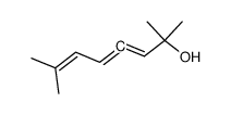 2,7-dimethylocta-3,4,6-trien-2-ol结构式