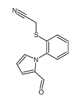 1-(2-cianometiltiofenil)pirrolo-2-carbaldeide结构式