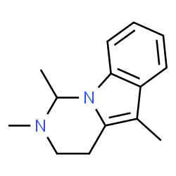 Pyrimido[1,6-a]indole, 1,2,3,4-tetrahydro-1,2,5-trimethyl- (8CI) Structure