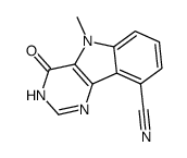 1H-Pyrimido[5,4-b]indole-9-carbonitrile,4,5-dihydro-5-methyl-4-oxo-(9CI) picture