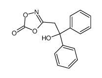 3-(2-Hydroxy-2,2-diphenylethyl)-1,4,2-dioxazol-5-on Structure