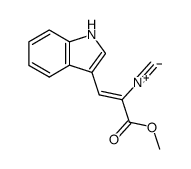 methyl (Z)-2-isocyano-3-[3(1H)-indolyl]acrylate结构式