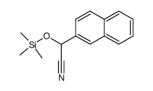 2-(naphthalen-2-yl)-2-[(trimethylsilyl)oxy]acetonitrile Structure