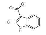 1H-Indole-3-carbonyl chloride, 2-chloro- (9CI) structure