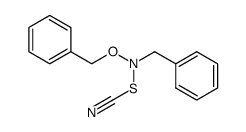 benzyl-benzyloxy-thiocyanato-amine Structure