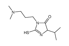 Hydantoin, 3-(3-(dimethylamino)propyl)-5-isopropyl-2-thio- Structure