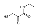 N-ethyl-2-oxo-3-sulfanylpropanamide Structure