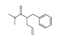 N,N-dimethyl-2-benzylthiopent-4-enamide结构式