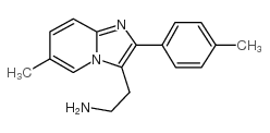 2-(6-Methyl-2-p-tolyl-imidazo[1,2-a]pyridin-3-yl)-ethylamine Structure