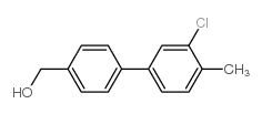 4-(3-Chloro-4-methylphenyl)benzyl alcohol structure