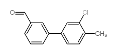 3-(3-Chloro-4-methylphenyl)benzaldehyde structure