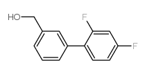 3-(2,4-Difluorophenyl)benzyl alcohol structure