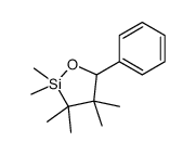 2,2,3,3,4,4-hexamethyl-5-phenyloxasilolane Structure