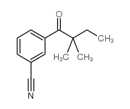 3'-CYANO-2,2-DIMETHYLBUTYROPHENONE structure