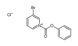 phenyl 3-bromopyridin-1-ium-1-carboxylate,chloride结构式