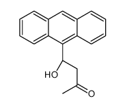 (4R)-4-anthracen-9-yl-4-hydroxybutan-2-one结构式