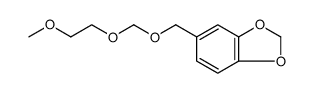 1,3-Benzodioxole, 5-[[(2-methoxyethoxy)methoxy]methyl]结构式