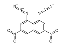 1,8-diazido-3,6-dinitronaphthalene Structure