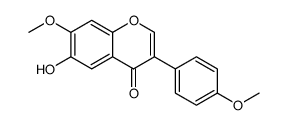 4',7-DIMETHOXY-6-HYDROXYISOFLAVONE结构式