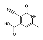 4-Pyridinecarboxylic acid, 3-cyano-1,2-dihydro-6-methyl-2-oxo Structure