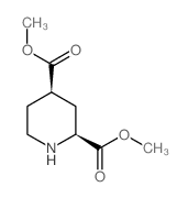 cis-dimethyl piperidine-2,4-dicarboxylate Structure