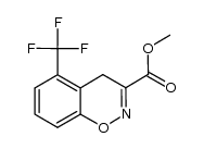 5-trifluoromethyl-3-methoxycarbonyl-4H-1,2-benzoxazine Structure