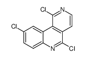 1,5,9-trichlorobenzo[c][2,6]naphthyridine Structure