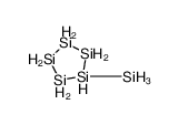 pentasilolanylsilane Structure