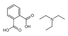 N,N-diethylethanamine,phthalic acid Structure