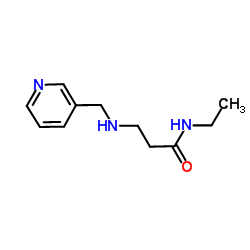 N-Ethyl-N3-(3-pyridinylmethyl)-β-alaninamide Structure