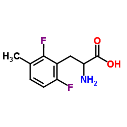 2,6-DIFLUORO-3-METHYL-DL-PHENYLALANINE结构式